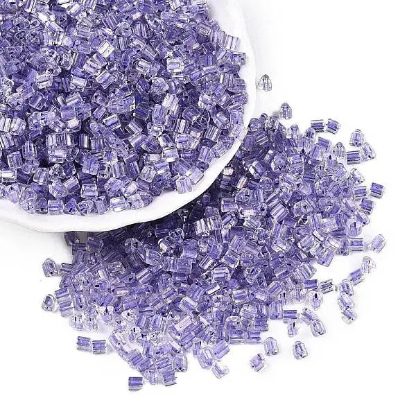 6/0 Transparent Inside Colours Glass Seed Beads