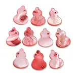 Dyed Natural Freshwater Shell Pendants