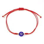 Handmade Lampwork Evil Eye Bead Braided Bracelets