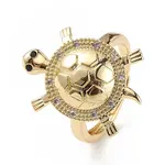Cubic Zirconia Tortoise Adjustable Ring