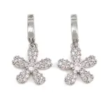 Brass Micro Pave Cubic Zirconia Pendants