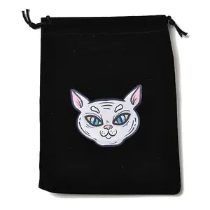 Rectangle Printed Velvet Cloth Packing Pouches