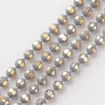 Brass Faceted Ball Chains