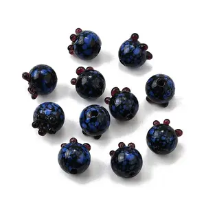 Handmade Lampwork Bumpy Beads