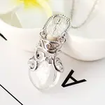 Lampwork Perfume Bottle Pendant Necklace