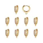 Eco-Friendly Brass Earring Hoops Findings