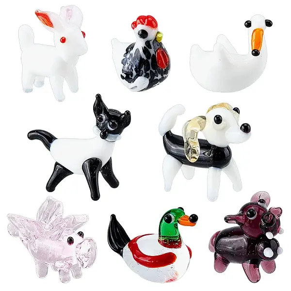 8Pcs 8 Styles Animal Theme Home Decorations