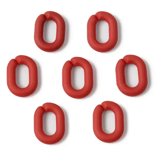 Rubberized Style Acrylic Linking Rings