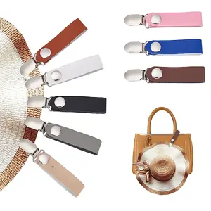8Pcs 8 Colors Alloy Hat Clips