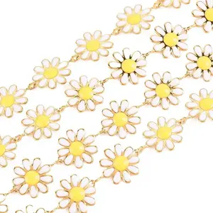 Ion Plating(IP) 304 Stainless Steel Sunflower Link Chains