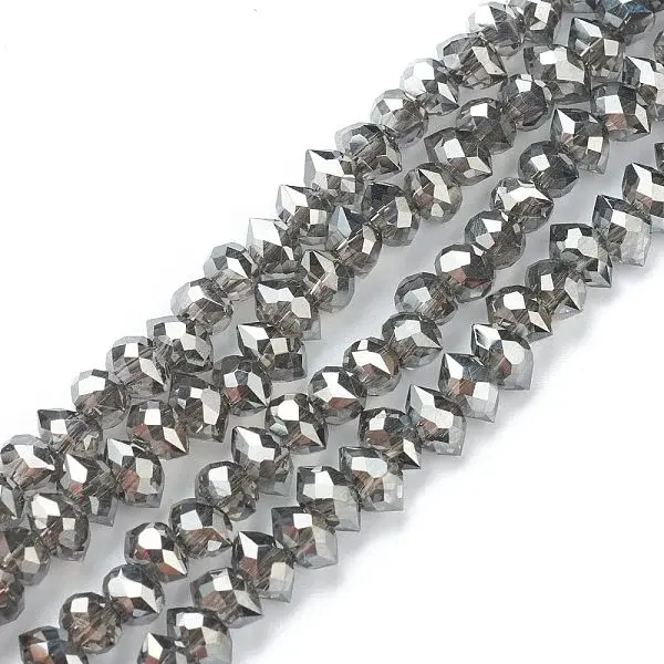 Electroplate Glass Beads Strands