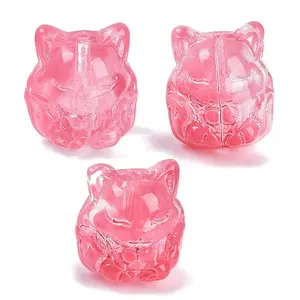 Transparent Spray Paint Glass Beads