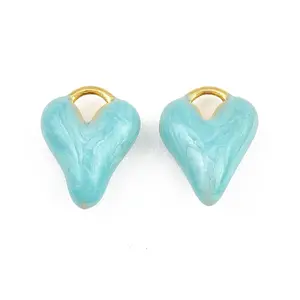 Brass Enamel Pendants