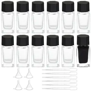 12Pcs Glass Fountain Pen Ink Bottle