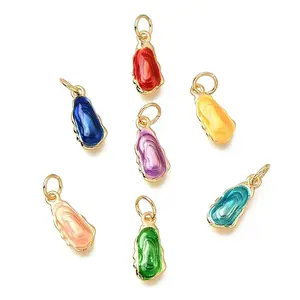 Brass Enamel Pendants