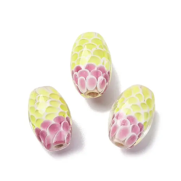 Two Tone Handmade Lampwork Beads