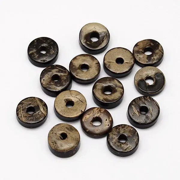 Dyed Donut Coconut Beads