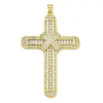 Rack Plating Brass Pave Cubic Zirconia Pendants
