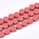 Spray Painted Non-magnetic Synthetic Hematite Beads Strands