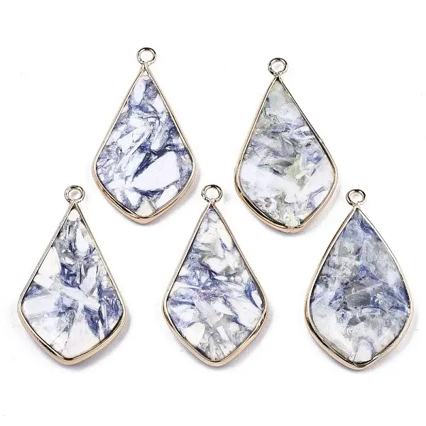 Synthetic Calcite Pendants