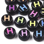 Opaque Black Acrylic Beads