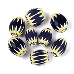 Handmade Millefiori Glass Barrel Beads
