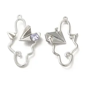 Glass Paper Plane Pendant