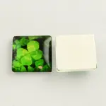 Clover Photo Glass Square Cabochons
