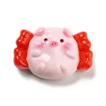 Pig Theme Opaque Resin Cabochons