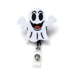 Halloween Ghost Felt & ABS Plastic Badge Reel