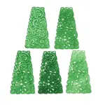 Dyed Natural Quartz Carved Pendants