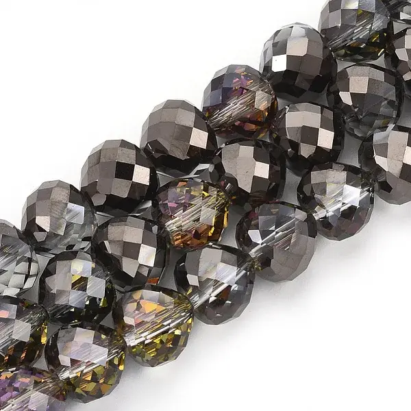 Electroplate Glass Beads Strands