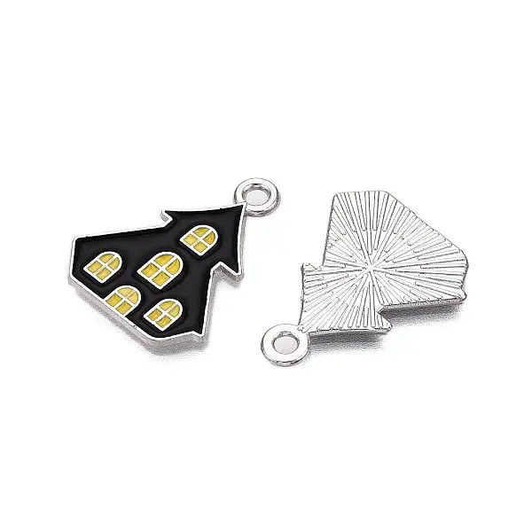 Halloween Theme Alloy Enamel Pendants