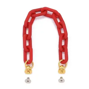 Rubberized Style Acrylic Cable Chain Phone Case Chain