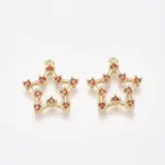 Brass Cubic Zirconia Pendants