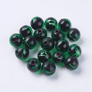 Handmade Silver Foil Lampwork Beads