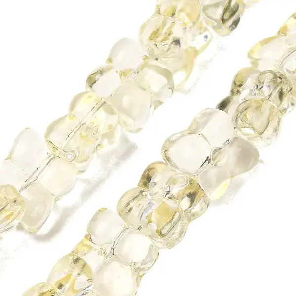 Transparent Glass Beads Strands