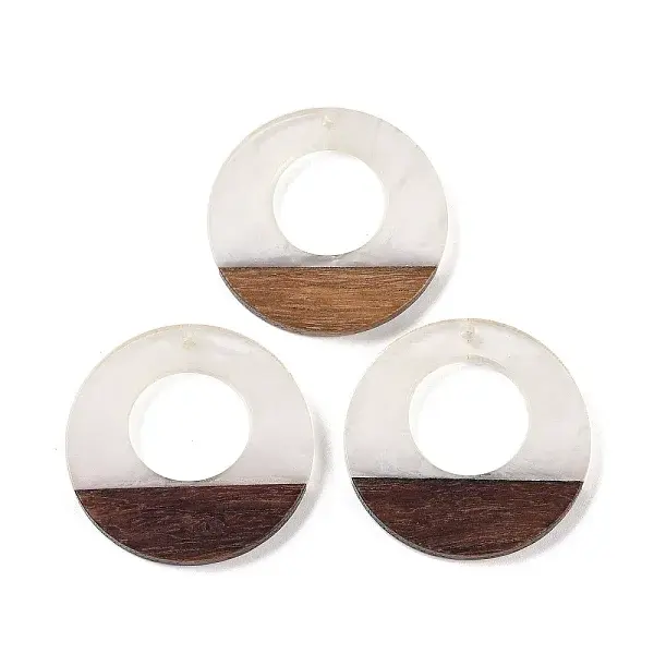 Resin & Wood Pendants