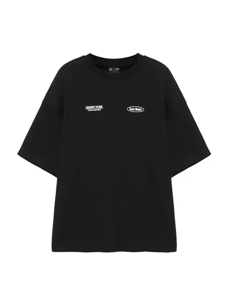 Pull&Bear Tričko 'MAYO'  svetlosivá / čierna / biela