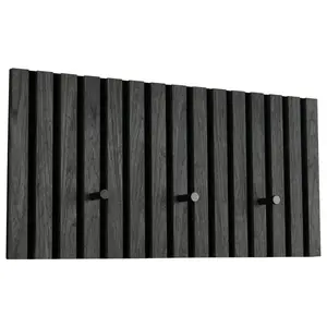 Xora ŠATNÍ PANEL, šedá, černá, 60/30/7 cm