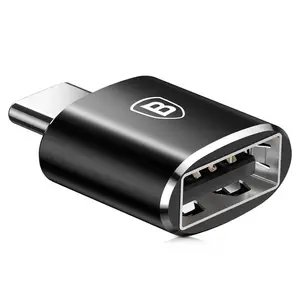 Adaptér Baseus CATOTG-01 z USB-A na USB-C, černá
