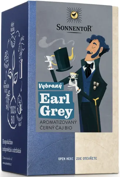 Černý čaj Earl Grey (bio, porcovaný, 27g)