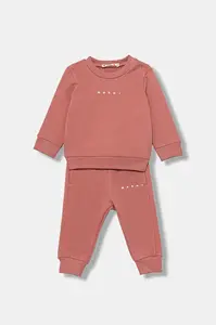 Marni  Detská tepláková súprava z bavlny  MS1B-SET OVERALLS 2-pak