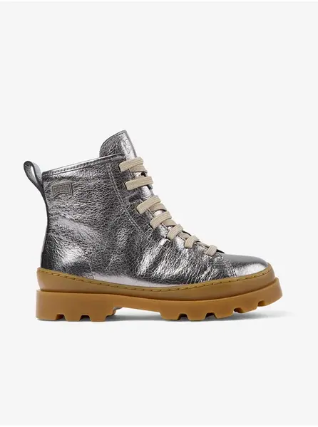 Topánky - Camper Brutus Kids Silver Silver
