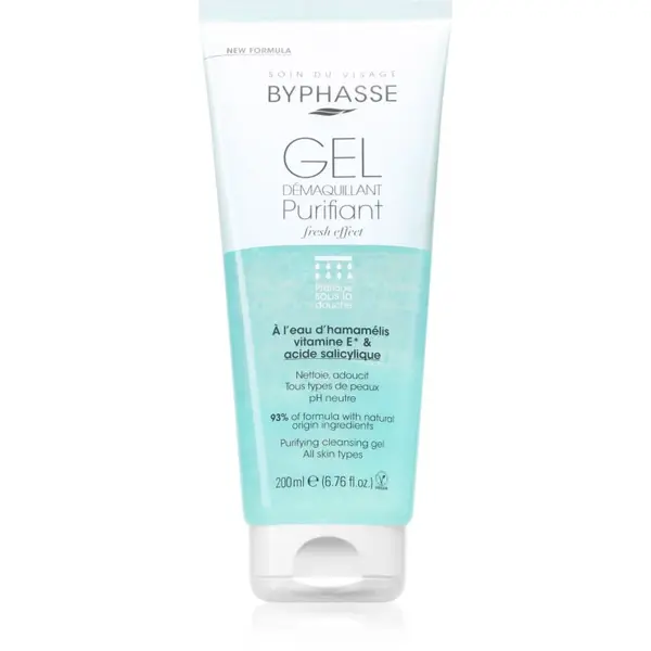 BYPHASSE Purifying čistiaci gél pre všetky typy pleti 200 ml