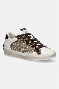 Crime London DISTRESSED sneakers boty kožené