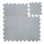 Pěnová podložka Puzzle 30x30 cm 9ks, Light Grey