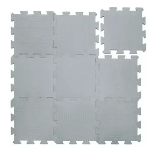 Pěnová podložka Puzzle 30x30 cm 9ks, Light Grey