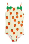 Mini Rodini jednodílné plavky dětské Strawberries