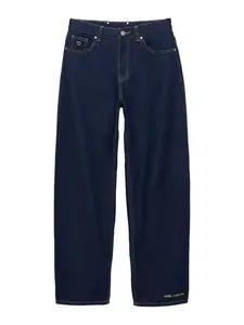 Pull&Bear Džínsy 'PACIFIC LOVE'  tmavomodrá / zlatá